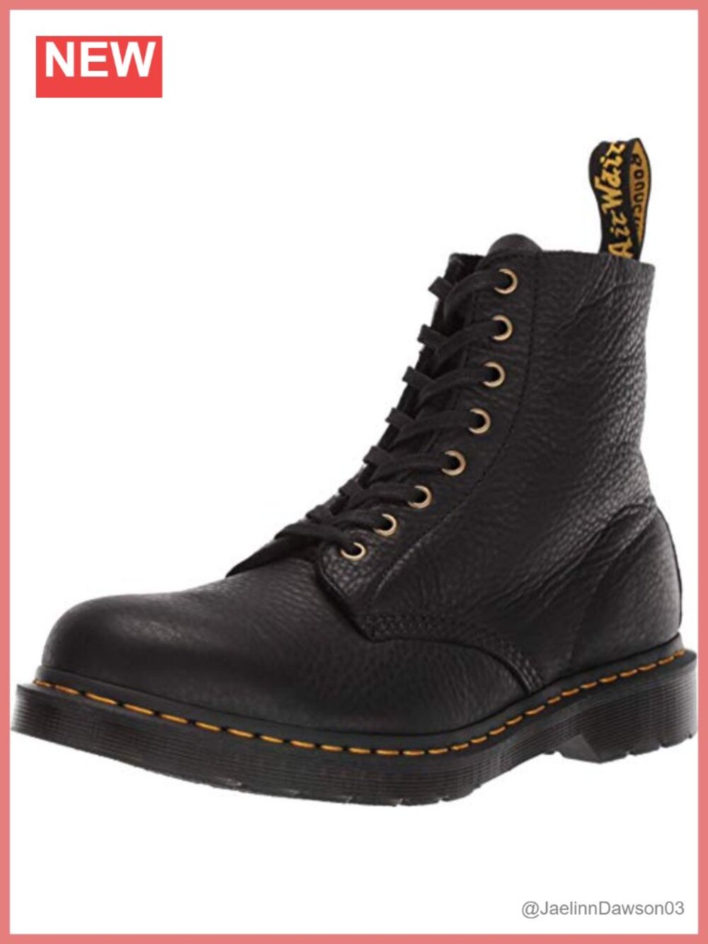 Dr. Martens 1460 Pascal Ambassador Leather Ankle Boots Lace-Up